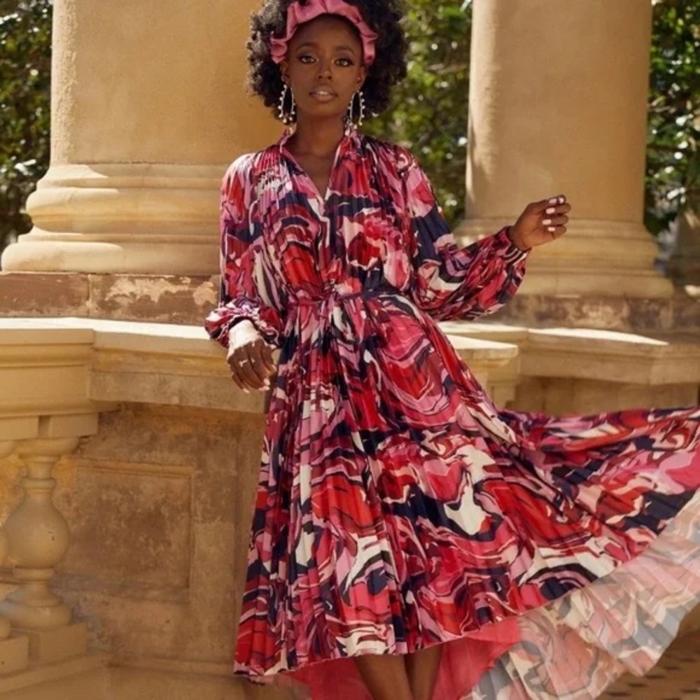 Multi colored Crosby by Mollie Burch Midi Dress